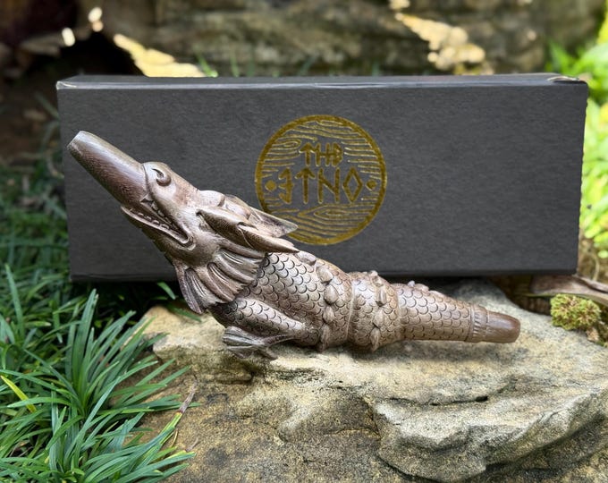 Tepi "Chinese Dragon" carved from single wooden block high quality carving of Solid Dark wood