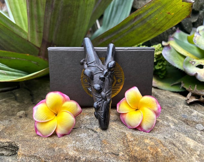 Kuripe "Ant" Carved from single wooden block high quality carving of Dark wood.