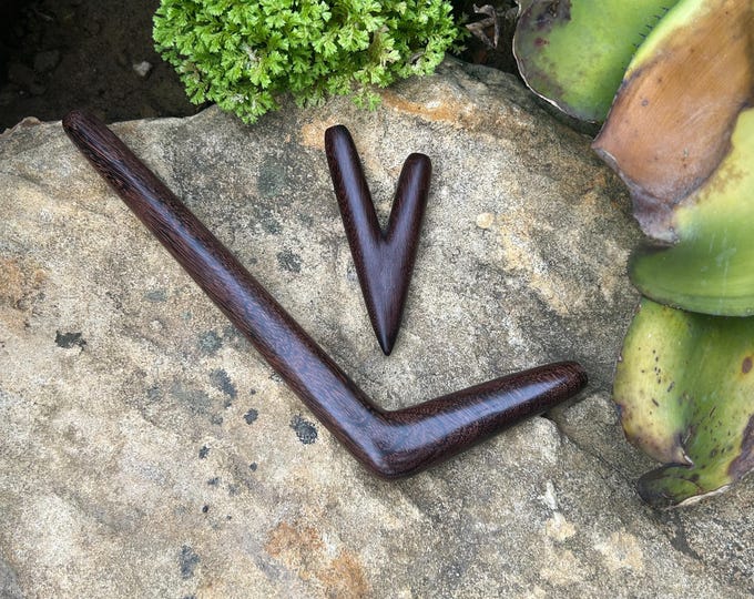 Tepi and Kuripe 2 items. Classic regular style, wood for your choice. Single wooden block Tepi and Kuirpe.