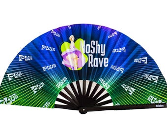 Wachlarz Rave Clacking | Wachlarz ręczny Rave Folding Clack | Wachlarze składane ręcznie | Wachlarz ręczny na festiwal | Wachlarz ręczny EDM | SZYBKA WYSYŁKA