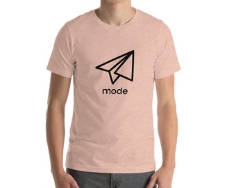 Camisa de modo avión, camisa amante del avión, tripulación, viajes, camisa de asistente de vuelo, viajeros, camisa de avión, regalo de asistente de vuelo
