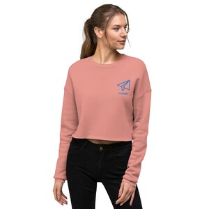 Airplane Sweat Shirts, Embroidered Airplane Lover Shirt, Crewlife, Travels, Flight Attendant Shirt, Travelers, Airplane Shirt, Cropped Shirt