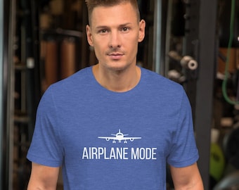 Airplane Mode Shirt, Flight Attendant Shirt, Pilot Shirt, Gift for Flight Attendant, Flight Attendant Graduation, Flight Attendant Clothes