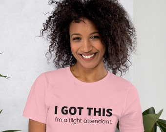 Flight Attendant Shirt, Gift for Flight Attendant, Flight Attendant Graduation, Flight Attendant Clothes, Flight Crew Gift, Unisex Shirt