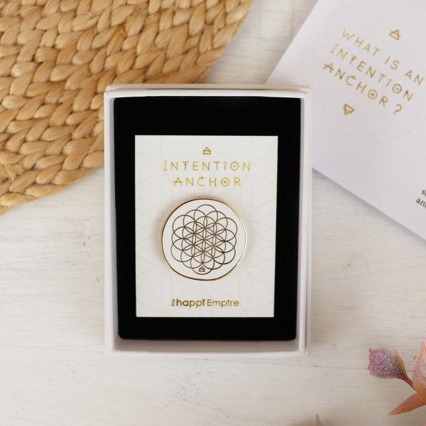 Boho Enamel Pin to Manifest Your Intention