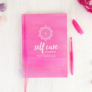 Self Care Planner For Mindfulness, Self love, Wellbeing And Reflection