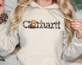 Carhartt Cow Sweatshirt: Funny Farm Hoodie
