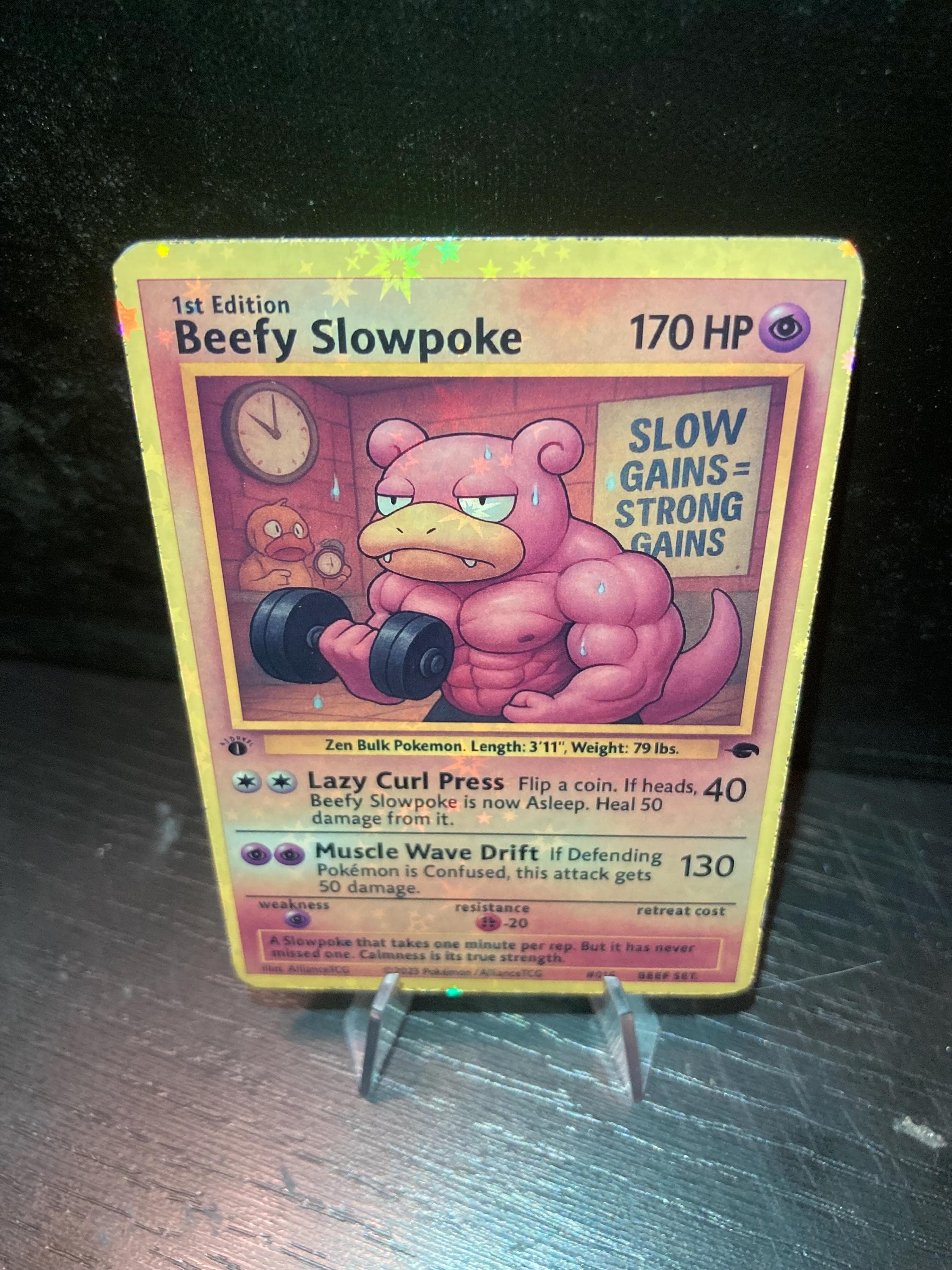 1995 slowpoke pokemon card [Blue Back] #79 Prices | Japanese Topsun Colorless Artist Pokemon Neo Genesis Holo Rare