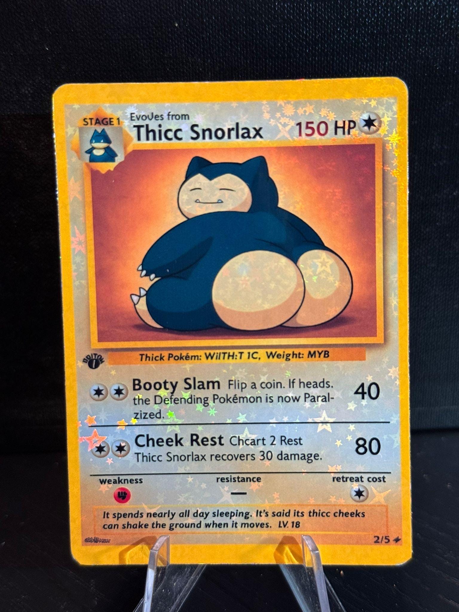 Thicc Pokemoncard - Etsy Canada