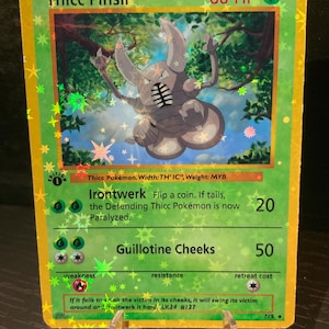 thicc pokemon card set Pikachu Credit Card Credit Card Skin Anime Town Creations Amsterdam Special Edition!, Thicc Pokmon