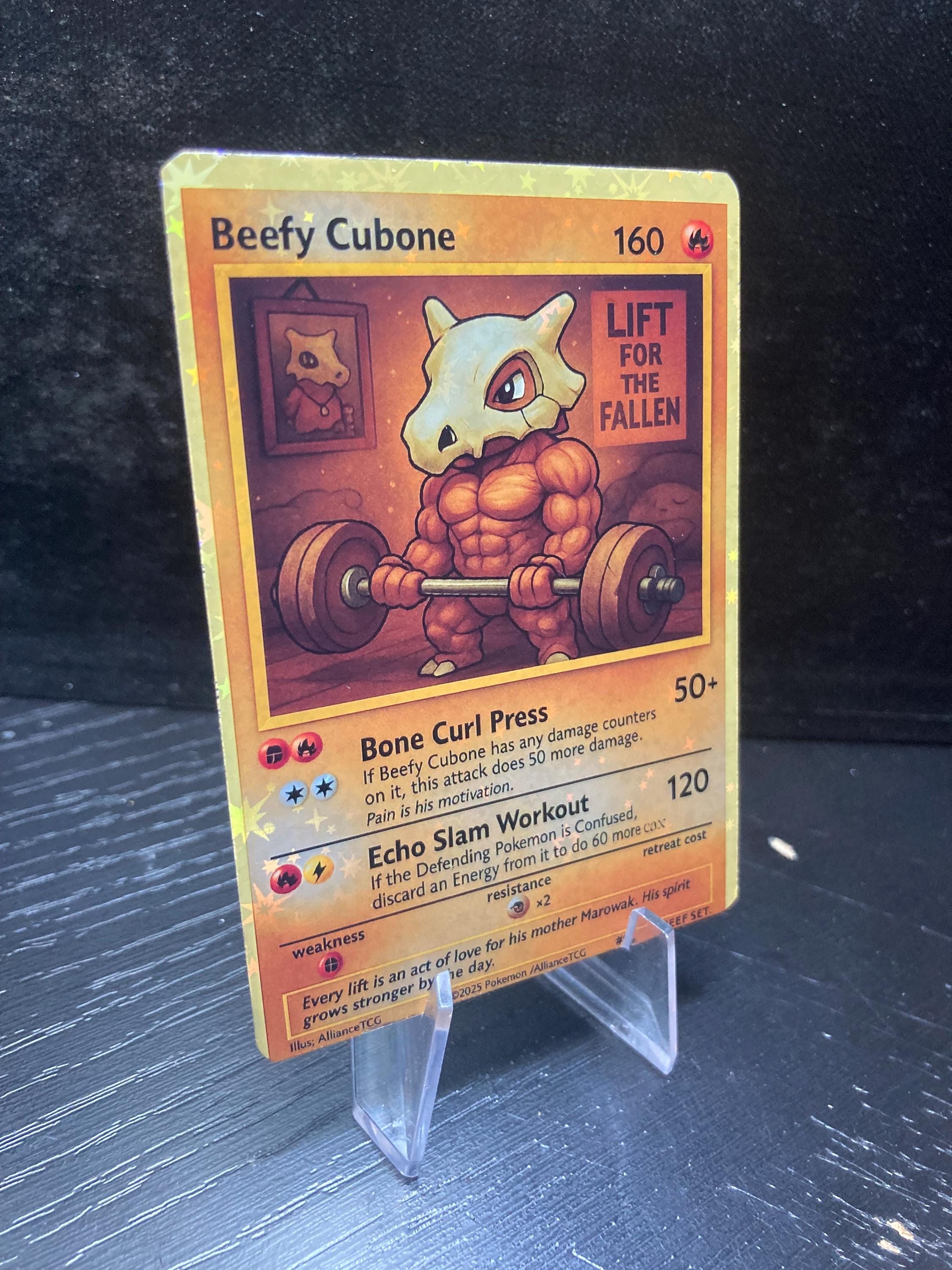 cubone pokemon card - Gem Pack Vol.3 04 05/07 Master ball - Simplified Chinese Fighting Hit Twice (10x) Flip 2 coins Beefy Cubone Pokemon Card Handmade
