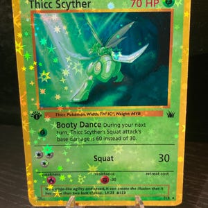 Scyther Card - Etsy Scyther Card - Etsy