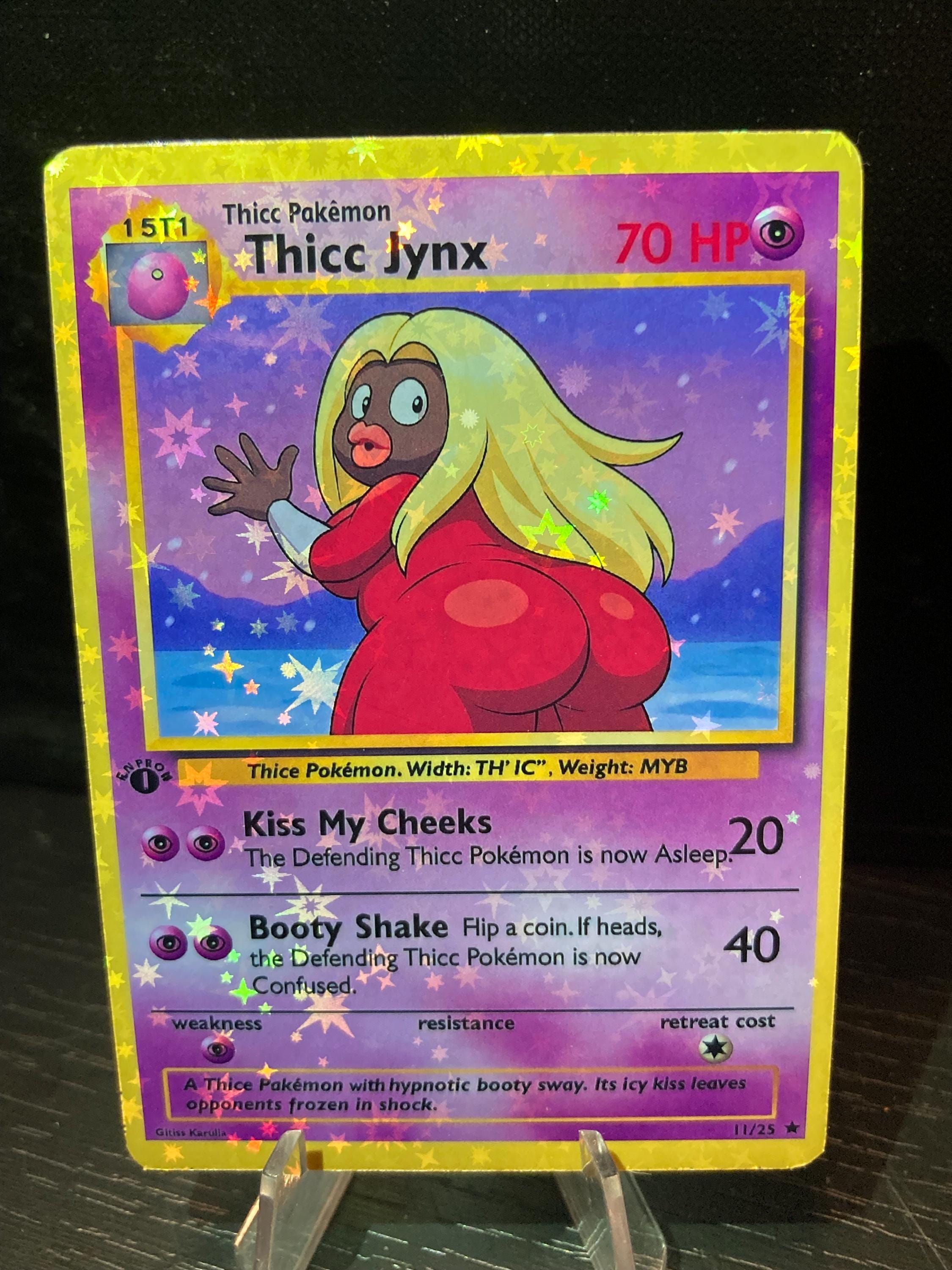Thicc Jynx Pokemon Card Handmade