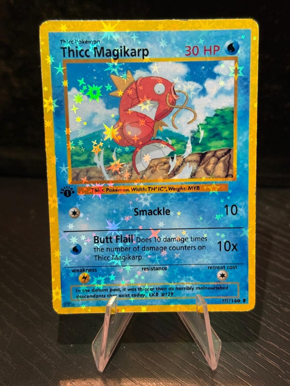 Thicc Magikarp Pokemon Card Handmade - Etsy