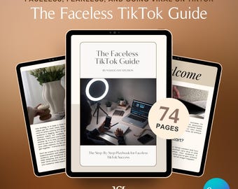 Faceless TikTok Guide PDF: Viral Content, AI Tools, Reposting, Monetization