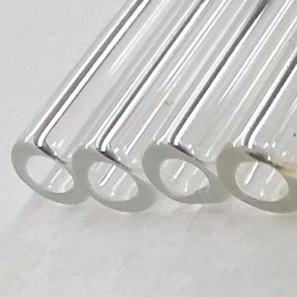 Clear Glass Straw YOU CHOOSE length - High Quality, Handmade & Hand-blown