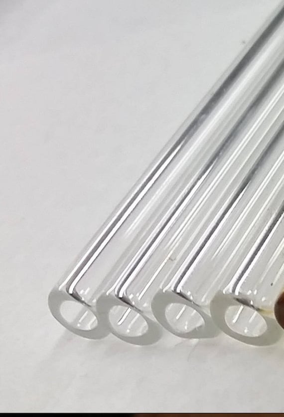 Glass Straws for Drinking, Handmade in the USA