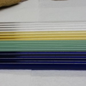 Made in USA Glass Straw YOU CHOOSE color and length Handmade image 3