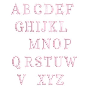 Fishtail Monogram Font Bundle 6 Designs, Classic Serif Alphabet ...
