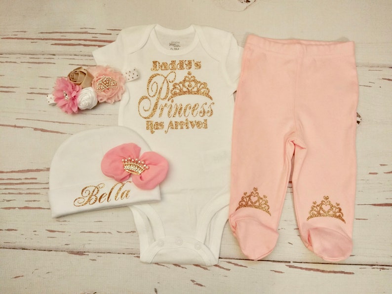 Baby Girl Hospital Outfit New Born Newborn Hospital Hat Etsy