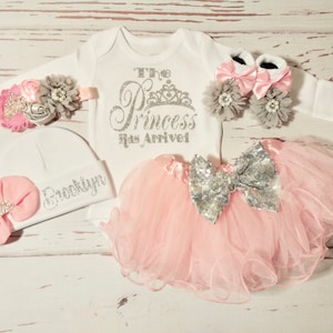 baby girl coming home outfit newborn baby girl take home outfit new born baby girl clothes the princess has arrived baby girl hat with name