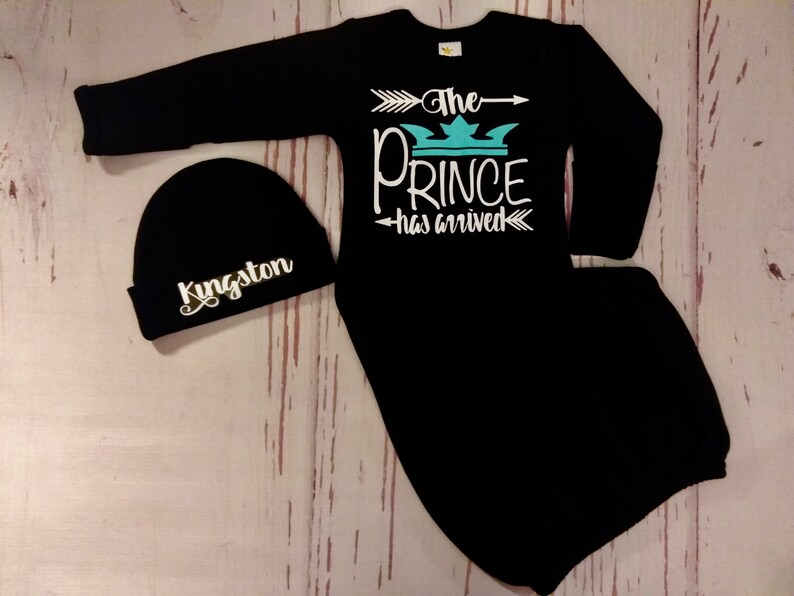 the prince has arrived onesie
