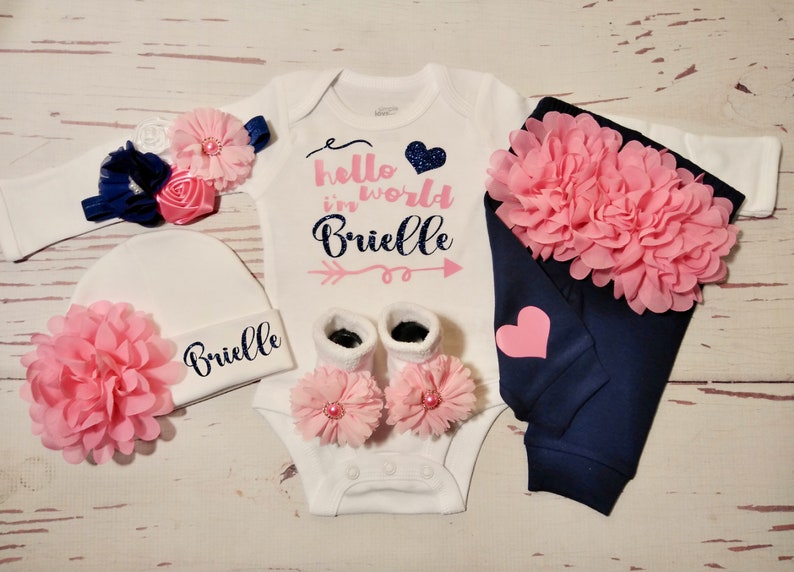 newborn baby girl going home outfit