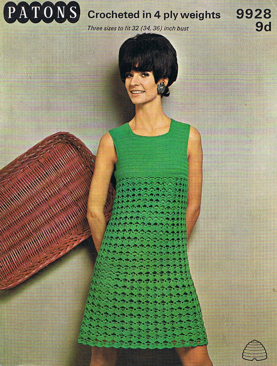 1960s MOD Dress Pattern SIMPLICITY 6306 Classic Swinging 60s