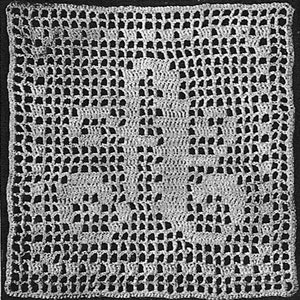 Patrón de crochet del alfabeto con iniciales A-Z, años 20, PDF (T209)