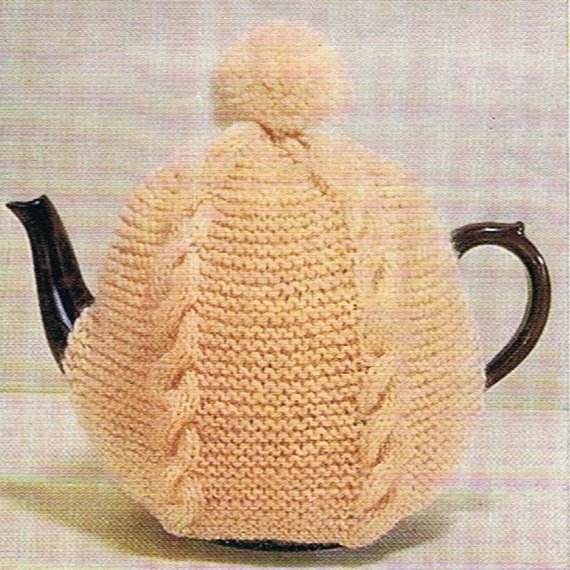 1960s Retro Tea Cosy Pattern 6 Knitting Patterns Tea Cozy PDF SIX