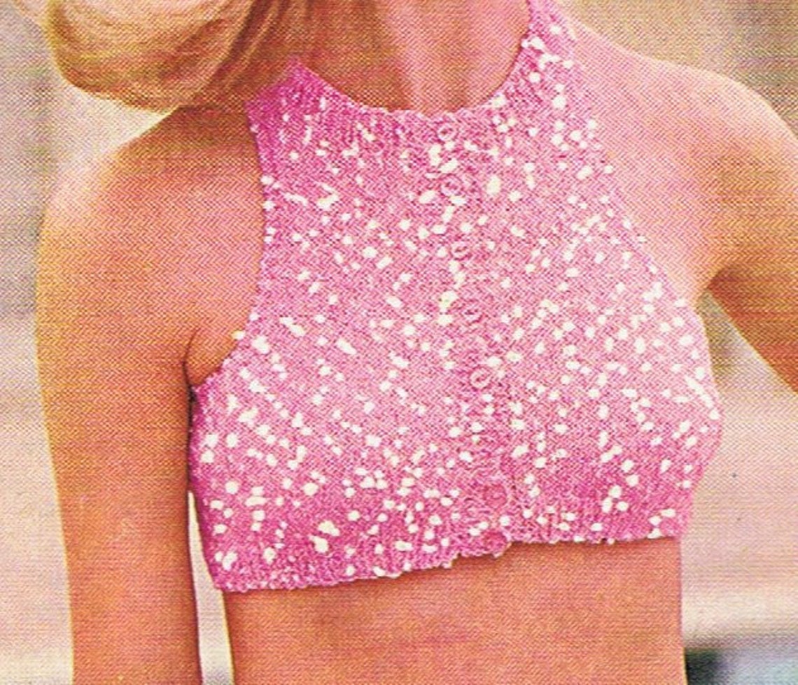 Hotpants Sunbather Bikini Knitting Pattern Vintage 1960s PDF | Etsy