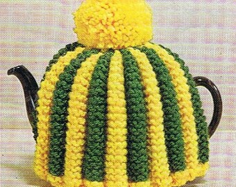 Tea Cosy Knitting Pattern. PDF Digital Download. Michael