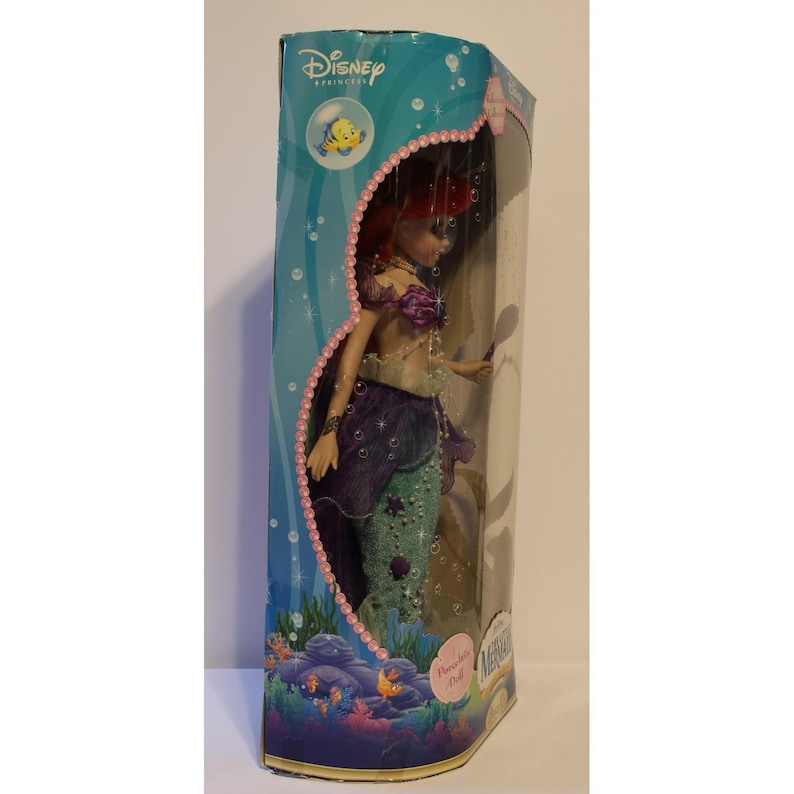 Vintage Disney Princess The Little Mermaid Special Edition Porcelain doll 2006 M image 4