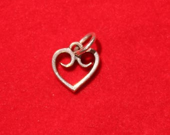 James Avery Sterlingsilber kleiner Herzanhänger gebraucht