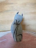Hand Carved Serpentine Stone Cat Sculpture product logo
