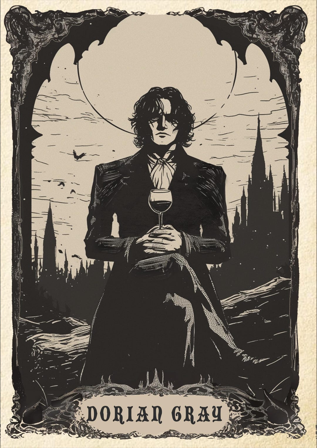 Dorian Gray Digital Print Gothic Home Decor service Etsy Dorian Gray Digital Print Gothic Home Decor service Etsy