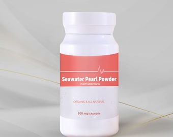 Organic Pearl Powder Capsules, Seawater Pearl Powder Capsules