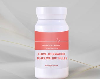 Wormwood Black Walnut Clove Capsules, Wormwood Black Walnut Clove Cleanse
