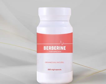 Berberine Capsules, Vegetarian Capsules, Non-GMO