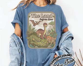 Comfort Color Retro The Land Before Time Shirt, Dinosaur Friends Nostalgia Tee YS1R17