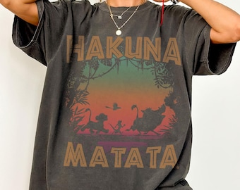 Retro Disney Hakuna Matata Shirt, Animal Kingdom Shirt, Disney König der Löwen Shirt, Disney Familie Shirts, Disney Trip Shirt, Walt Disney World