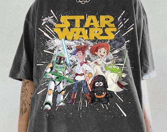 Camiseta de Toy Story de Star Wars, camiseta de Disney "May The 4th Be With You", camiseta divertida de Pixar con la mezcla de Toy Story, camiseta del Día de Star Wars, vacaciones familiares de Disney
