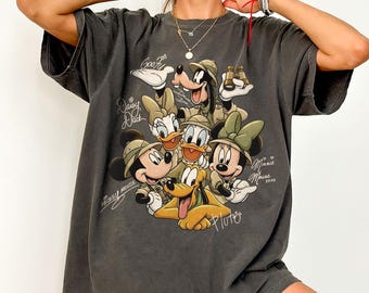 Camiseta Mickey y sus amigos Safari Colores Confortables, Camiseta Disney Safari Mode, Camiseta Animal Kingdom Safari, Camiseta Mickey Safari, Camiseta Viaje a WDW