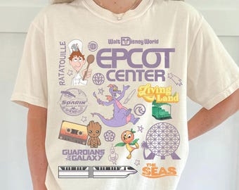 Disney Epcot Shirt, Vintage Epcot 1982 Shirt, Vintage Disney Shirt, Mickey And Friends, Epcot Trip Shirt, Disney family Trip Matching Shirt