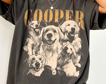 Comfort Colors® Custom Pet Photo And Name Shirt, Personalized Pet Tee,Customized Picture Dog Shirt,Dog Lover Gift,Cat Mom Gift,Pet Loss Gift