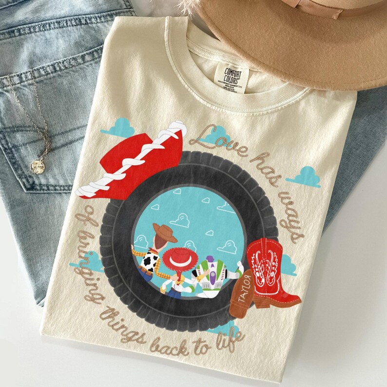 Vintage I Knew It I Knew You Shirt, TS and Toy Story 5 Friendship Shirt, Woody Buzz Lightyear Tee, Disneyland Toy Story Family Matching Tee image 2