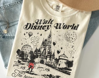 Retro Disneyworld Shirt, Walt Disneyworld Shirt, Mickey And Friends Shirt, Disney 2026 Trip, Disneyworld Shirt, Retro Disney Shirt