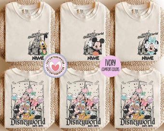 Custom Disneyworld Family Shirts: Magic Kingdom Trip, Personalized Name