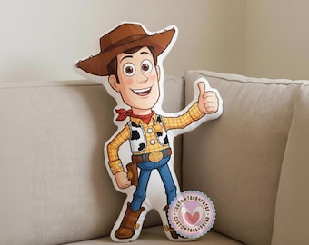 Woody Toy Story Pillow, Toy Story Pillow, Disney Toy Story Gift, Personalized Kids Gift, Gift for Kids, Birthday Gift