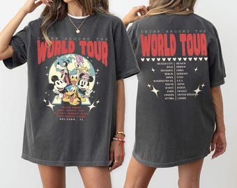 Epcot World Tour Shirt, Drink Around The World Shirt, Disney Group Trip Shirt, Epcot Disney World Shirt, Epcot Drink Around the World Tee